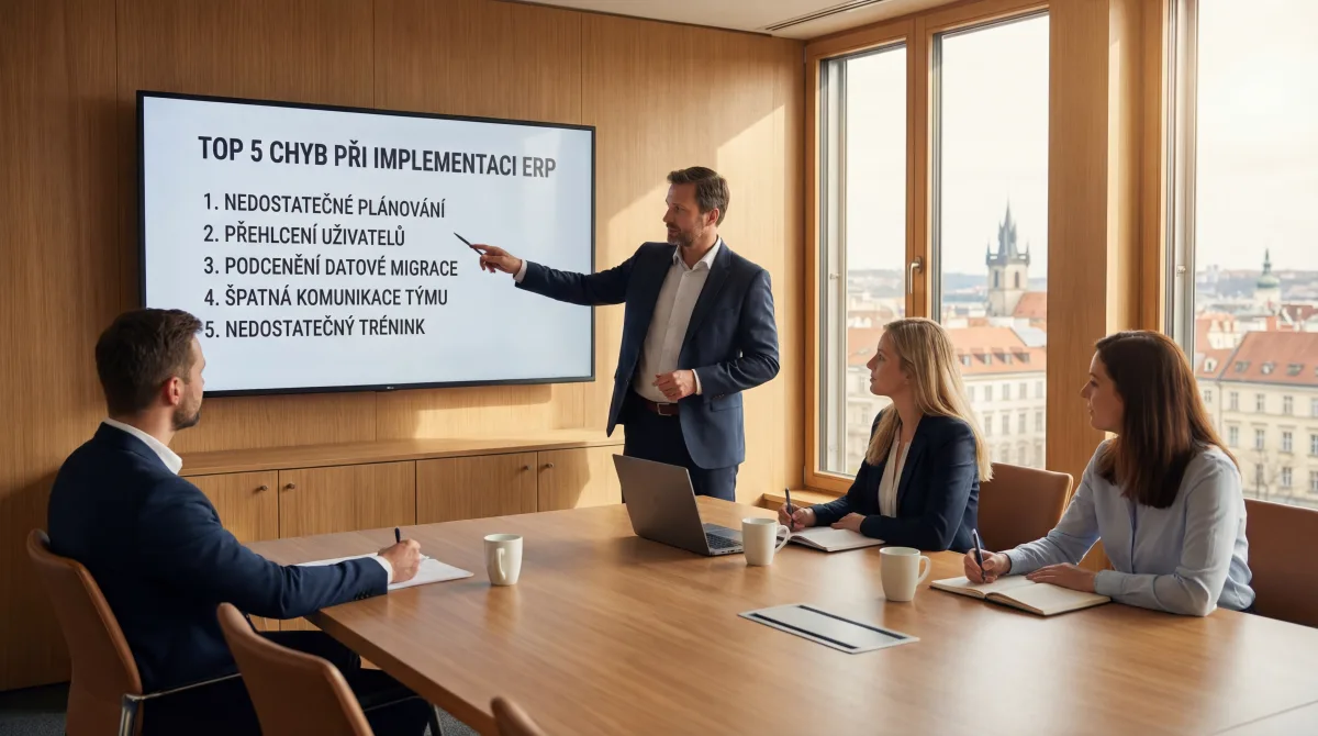 Top 5 najčastejších chýb pri implementácii ERP systému
