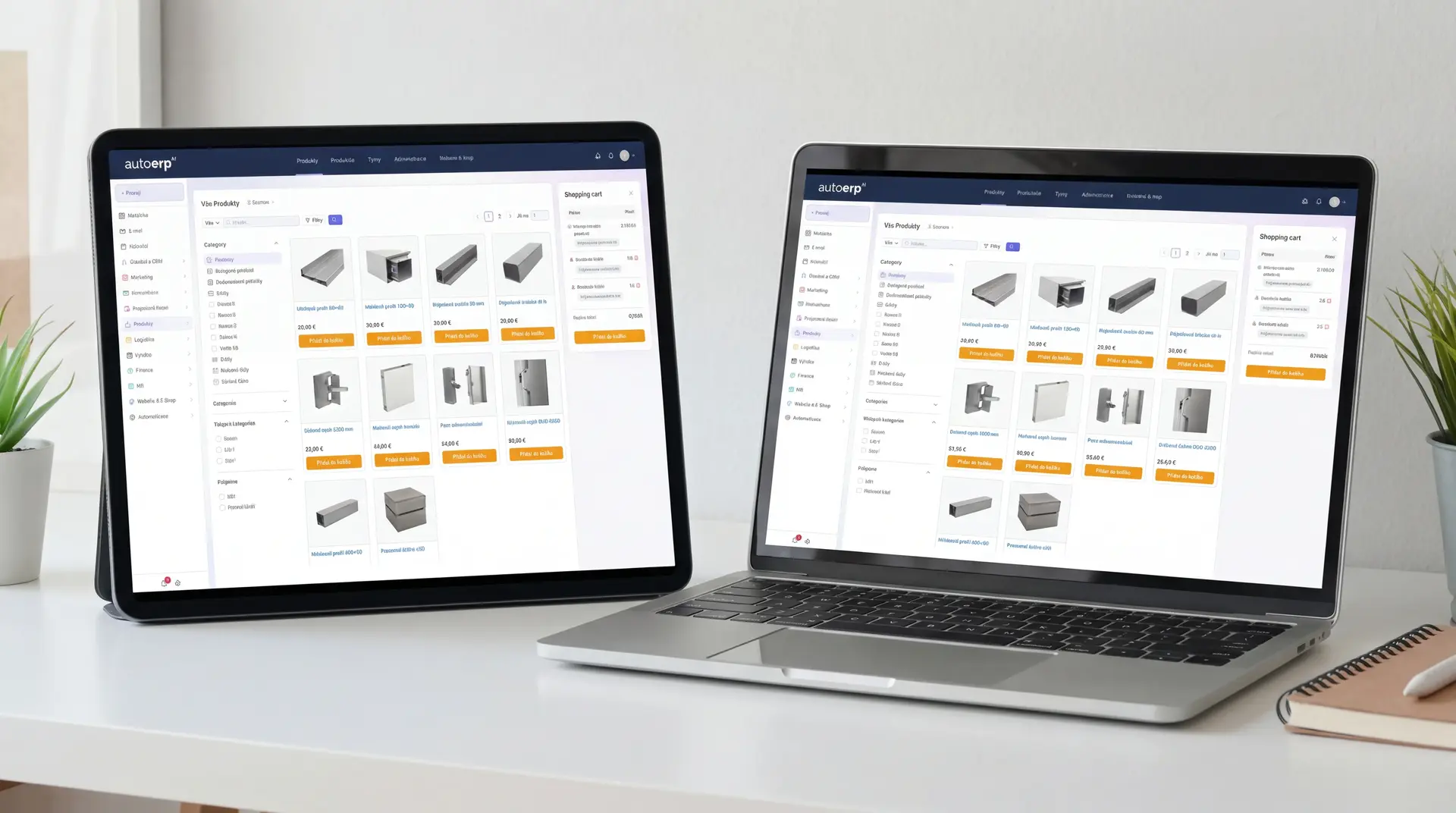 E-shop a produktový katalog